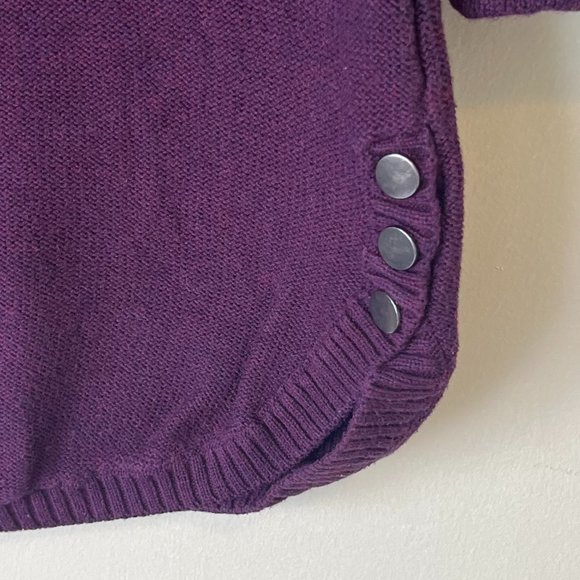 Reitmans Purple 3/4 Sleeve Sweater - Picture 3 of 4